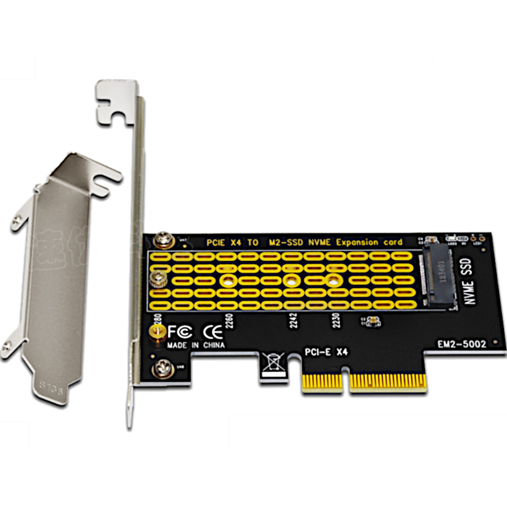 M.2 to PCIe NVMe SSD Adapter Card 2242 2260 2280 M2 Drive to